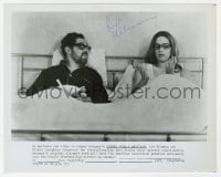 6s410 LIV ULLMANN signed TV 8x10.25 still 1977 with Erland Josephson in Scenes From a Marriage!