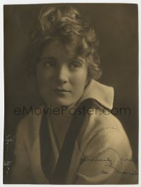 6s424 MAE MARSH signed deluxe 6.75x9 still 1920s great portrait of the pretty star by Witzel!
