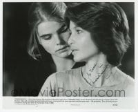 6s427 MARIEL HEMINGWAY signed 7.5x9.25 still 1982 close up with Patrice Donnelly in Personal Best!