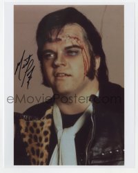 6s878 MEAT LOAF signed color 8x10 REPRO still 2000s great c/u from The Rocky Horror Picture Show!
