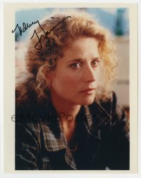6s894 NANCY TRAVIS signed color 8x10 REPRO still 2000s head & shoulders close up of the actress!