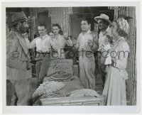6s900 PAT O'BRIEN signed 8.25x10 REPRO still 1980s with James Cagney & Ann Sheridan in Torrid Zone!