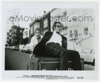 6s489 PETER BOGDANOVICH signed 8.25x10 still 1972 on a scene w/Streisand & O'Neal in What's Up Doc!