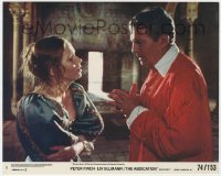 6s491 PETER FINCH signed 8x10 mini LC #8 1974 close up with Liv Ullmann from The Abdication!