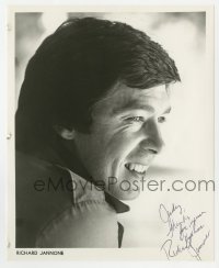 6s654 RICHARD JANNONE signed 8x10 publicity still 1980s head & shoulders portrait of the TV actor!