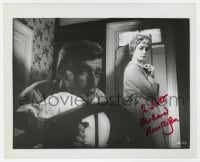 6s927 RICHARD MULLIGAN signed 8.25x10 REPRO still 1980s with Barbara Barrie in One Potato Two Potato!