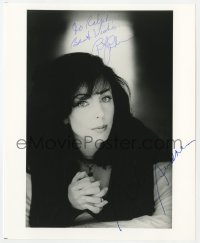 6s929 RITA RUDNER signed 8x10 REPRO still 1990s great close portrait of the stand-up comedienne!