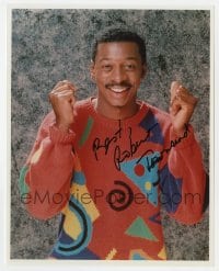 6s935 ROBERT TOWNSEND signed color 8x10 REPRO still 2000s great portrait wearing colorful sweater!