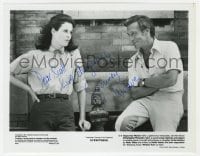 6s547 SIGOURNEY WEAVER signed 8x10.25 still 1981 close up with Christopher Plummer in Eyewitness!