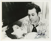 6s962 SOULS AT SEA signed 8x10 REPRO still 1980s by BOTH George Raft AND Frances Dee, great c/u!