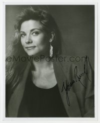 6s974 THERESA RUSSELL signed 8x10 REPRO still 1990s head & shoulders portrait of the pretty actress!