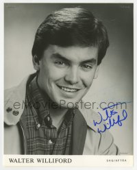 6s668 WALTER WILLIFORD signed 8x10 publicity still 1990s head & shoulders portrait of the TV actor!
