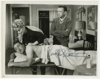 6s599 WILLARD WATERMAN signed 8x10 still 1964 getting a massage in Get Yourself a College Girl!