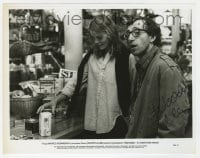 6s605 WOODY ALLEN signed 8x10 still 1979 close up in shop with Mariel Hemingway in Manhattan!