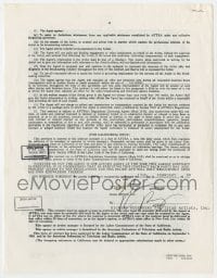 6s018 SINBAD signed contract 1990 joining the American Federation of Television & Radio Artists!