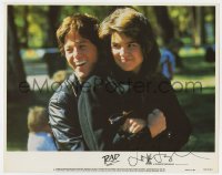 6s069 RAD signed LC #5 1986 by Lori Loughlin, who's getting hugged by Bill Allen, BMX bike racing!