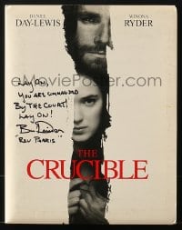 6s098 BRUCE DAVISON signed presskit w/ 17 stills 1996 he was Reverend Parris in The Crucible!