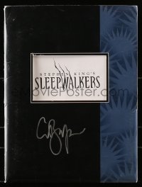 6s099 CLIVE BARKER signed presskit w/ 11 stills 1992 great scenes from Stephen King's Sleepwalkers!