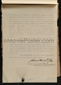 6s011 RONALD COLMAN/SAMUEL GOLDWYN signed contract 1924 Colman agreed to work for $1,250 a week!