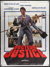 6t798 DOCTOR JUSTICE French 1p 1975 John Phillip Law, Gert Froebe, great action montage!