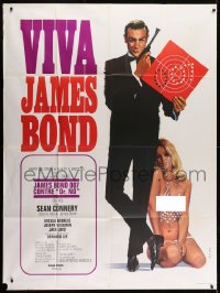 6t801 DR. NO French 1p R1970 Thos art of Sean Connery as James Bond & sexy blonde!