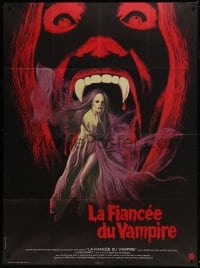 6t844 HOUSE OF DARK SHADOWS French 1p 1971 great completely different vampire art by Bussenko!