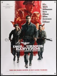 6t850 INGLOURIOUS BASTERDS French 1p 2009 directed by Quentin Tarantino, Nazi-killer Brad Pitt!