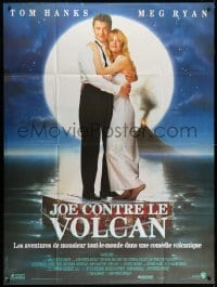 6t857 JOE VERSUS THE VOLCANO French 1p 1990 Tom Hanks & sexy Meg Ryan over John Alvin artwork!