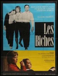6t876 LES BICHES French 1p 1979 Claude Chabrol directed, Trintignant, Jacqueline Sassard, Audran