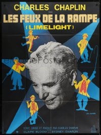 6t883 LIMELIGHT French 1p R1970s many artwork images of Charlie Chaplin by Leo Kouper + photo!