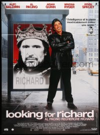 6t886 LOOKING FOR RICHARD French 1p 1996 great image of Al Pacino, William Shakespeare, documentary!