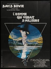 6t892 MAN WHO FELL TO EARTH French 1p 1976 Nicolas Roeg, best art of David Bowie by Vic Fair!