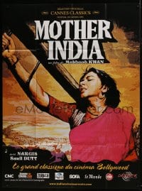 6t905 MOTHER INDIA French 1p R2004 Mehboob Khan directed, Nargis in India's Gone With the Wind!