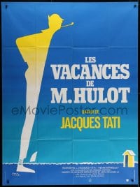 6t907 MR. HULOT'S HOLIDAY French 1p R1970s great full-length silhouette art of Jacques Tati!