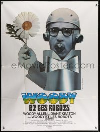 6t953 SLEEPER French 1p 1974 completely different wacky art of Woody Allen by Jouineau Bourduge!