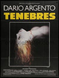 6t970 TENEBRE French 1p 1983 Dario Argento giallo, creepy image of bloody dead girl's head!