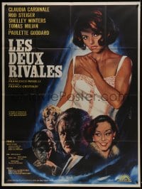 6t976 TIME OF INDIFFERENCE French 1p 1967 Mascii art of sexy Claudia Cardinale, Rod Steiger & cast!