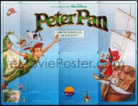 6t685 PETER PAN French 8p R1990s Walt Disney animated cartoon fantasy classic, cool different art!