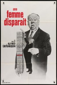 6t715 LADY VANISHES French 32x47 R1970s great images of Alfred Hitchcock with his best movies!