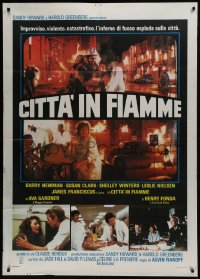 6t209 CITY ON FIRE Italian 1p 1979 Barry Newman, Susan Clark, Shelley Winters, different images!