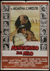 6t214 DEATH ON THE NILE Italian 1p 1978 Peter Ustinov, Jane Birkin & cast, Agatha Christie!
