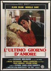 6t242 HURRIED MAN Italian 1p 1977 Edouard Molinaro's L'Homme Presse, Alain Delon & Mireille Darc!