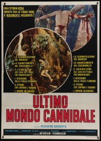 6t253 LAST SURVIVOR Italian 1p 1978 Italian modern man & woman vs primitive cannibals, gruesome!