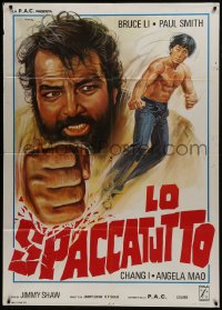 6t282 RETURN OF THE TIGER Italian 1p 1979 kung fu art of Bruce Li & Paul Smith by Enzo Sciotti!
