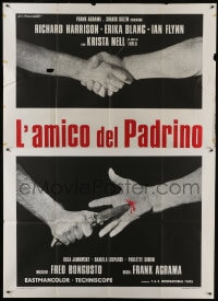 6t358 HAND OF THE GODFATHER Italian 2p 1972 Frank Agrama's L'Amica del Padrion, cool crime image!