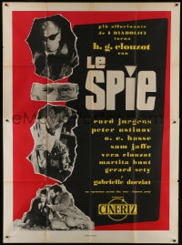 6t391 SPIES Italian 2p 1957 directed by Henri-Georges Clouzot, creepy Curt Jurgens!