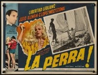 6t160 LA PERRA Mexican LC 1967 super sexy Libertad Leblanc, directed by Emilio Gomez!