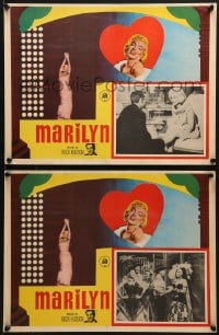 6t115 MARILYN 2 Mexican LCs 1963 sexy Monroe in the famous Heat Wave dance number & more!