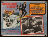6t168 ON HER MAJESTY'S SECRET SERVICE Mexican LC 1969 George Lazenby as James Bond with Diana Rigg!