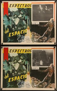 6t099 PLAN 9 FROM OUTER SPACE 5 Mexican LCs 1958 Vampira, Tor Johnson, Bela Lugosi, Ed Wood!